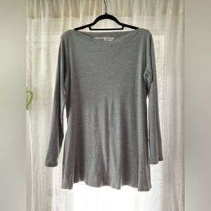 Victorias Secret Night Shirt, Size: Large, Heather Grey